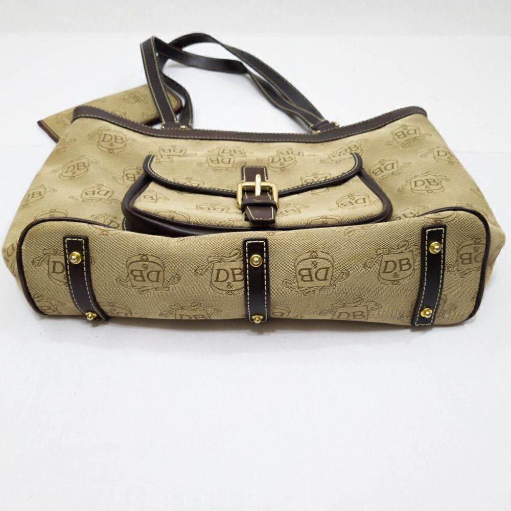 Dooney & Bourke Signature Large Shoulder Bag & Eyeglasses case - Picture 2 of 9